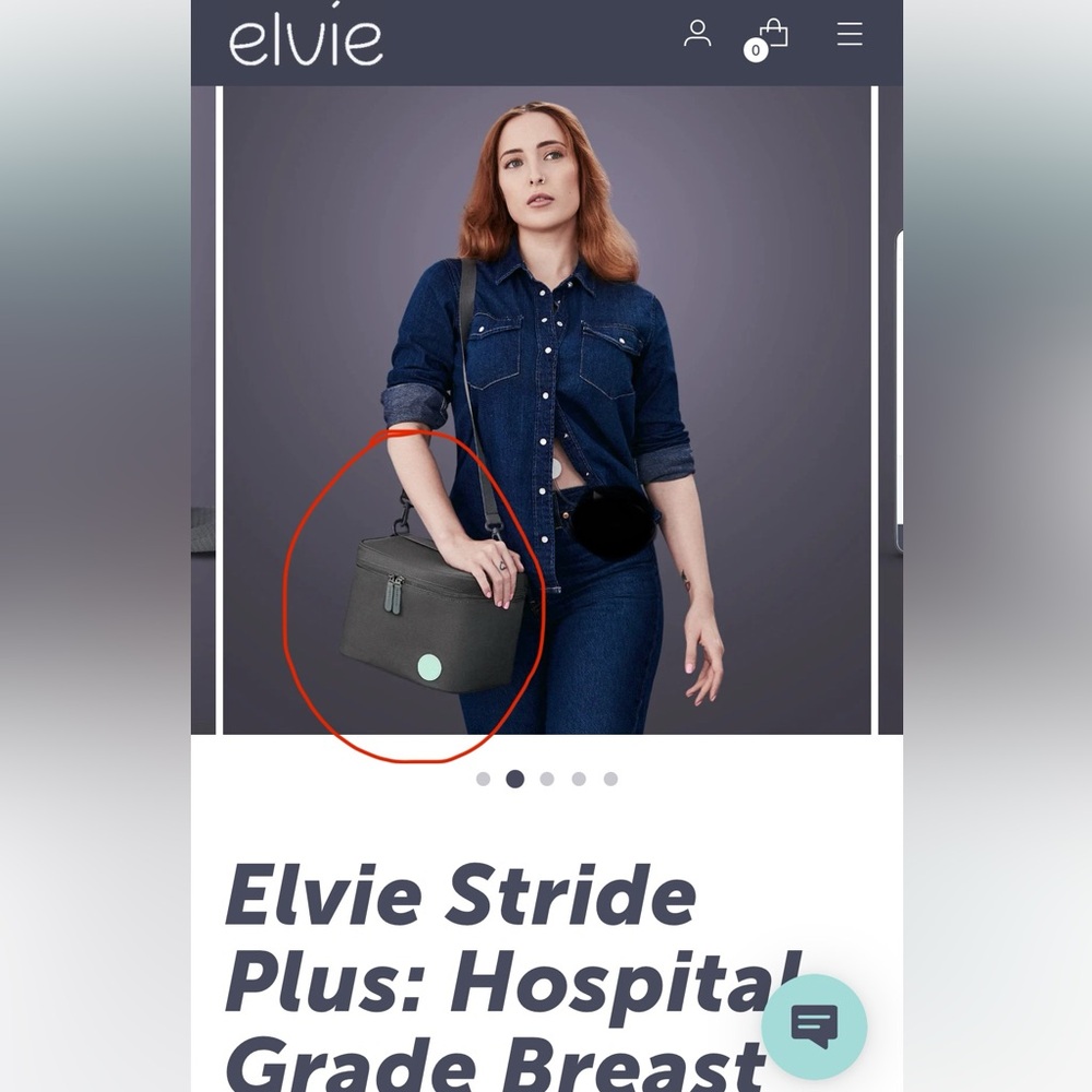 Elvie Stride Breast Pump Cool BAG